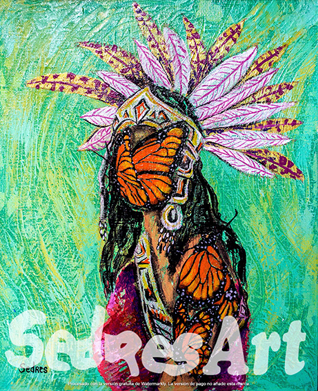 Arte cn monarcas para imprimir Art with monarchs