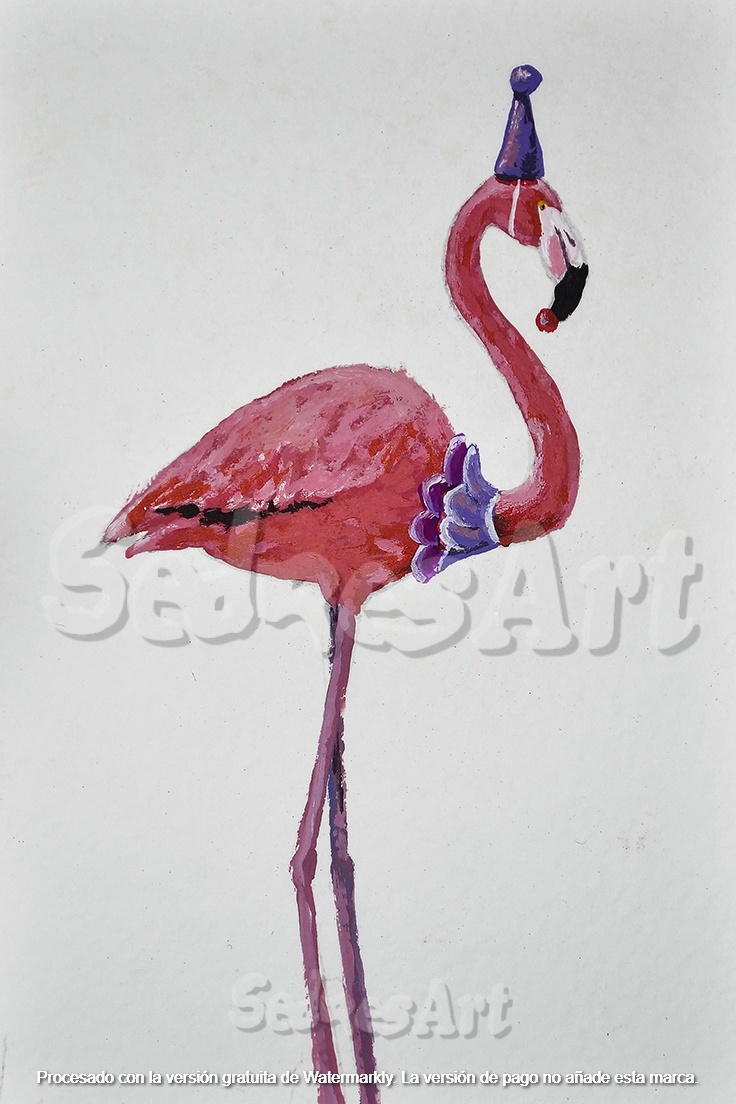 whimsical flamingo art whimsical flamingo art