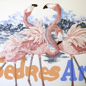 flamingo artwork