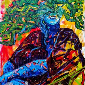 vibrant abstract painting