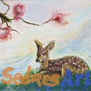 deer painting