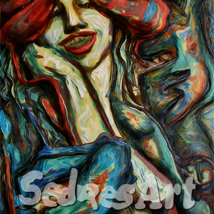 cheerful woman
