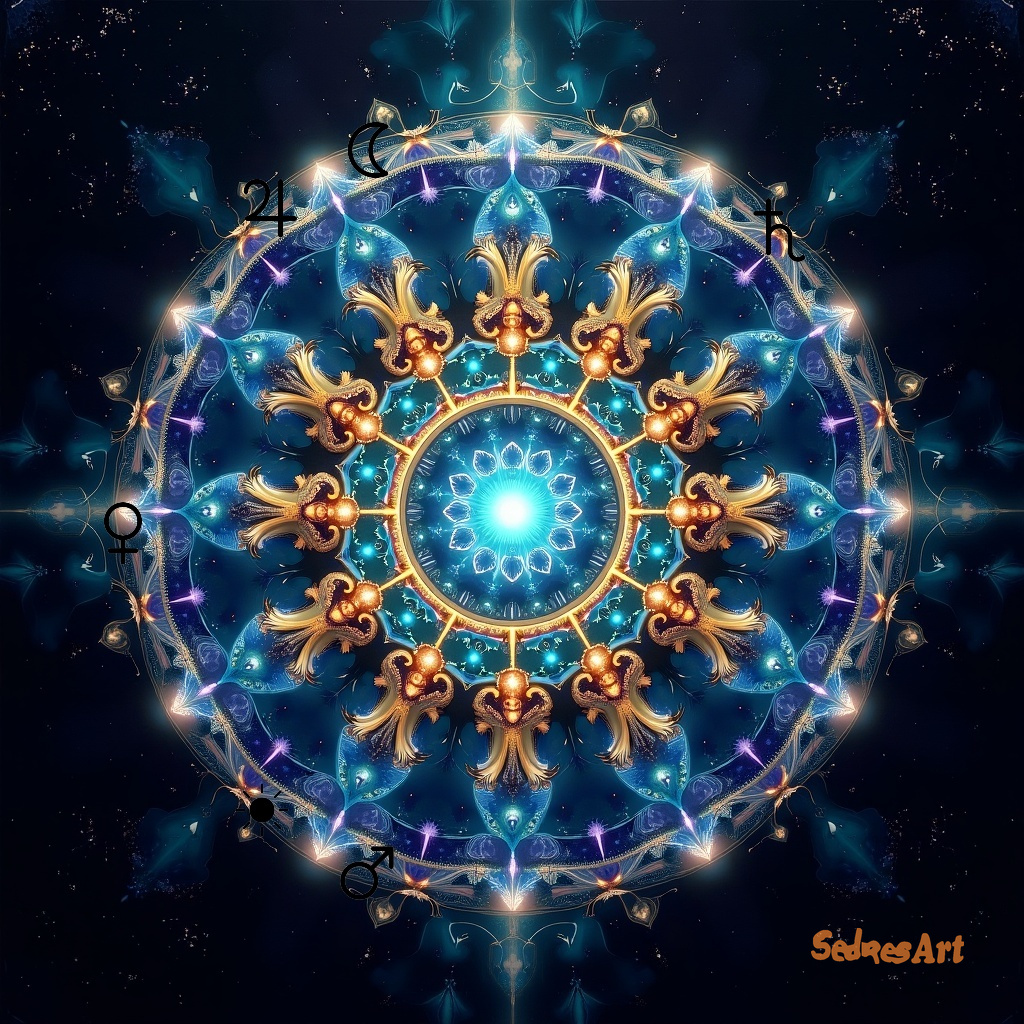 Home personalized astral chart sedres art